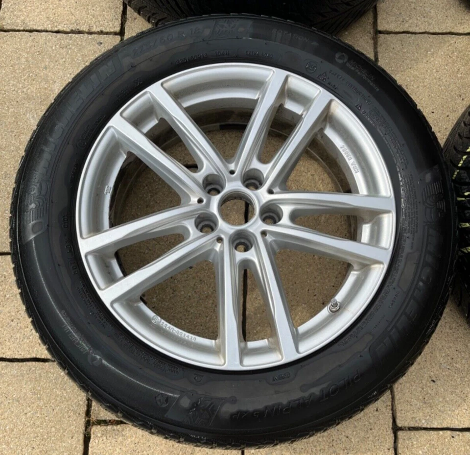 BMW X3 Winterkompletträder Rial X10 7,0x18 Michelin 225/60 R18Pilot Alpin 5 - Bild 2 von 4