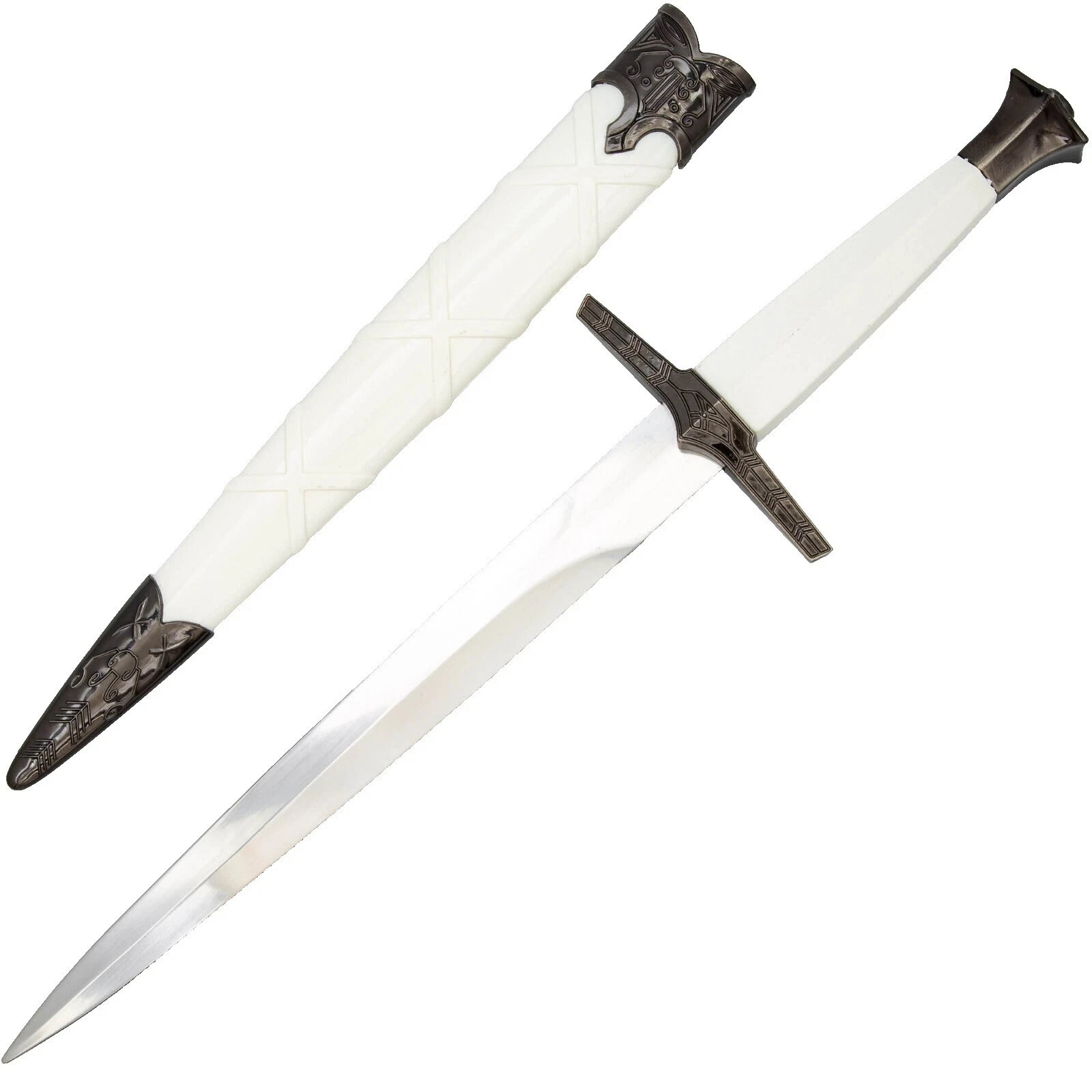 Blanco sola dagas de colección