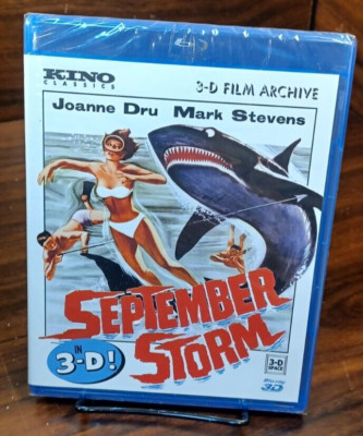 September Storm (3-D Blu-ray, 1960)-Kino Lorber - NEW (Sealed)-Free Shipping