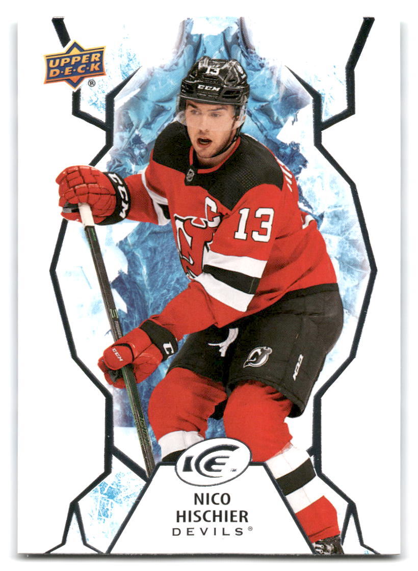 HOT Nico Hischier New Jersey Devils Game Used Nico Hischier