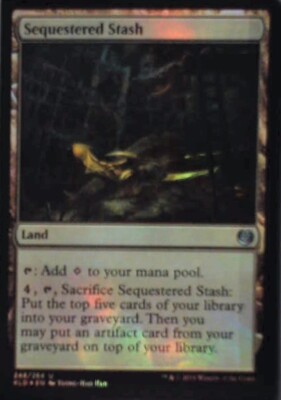 Sequestered Stash - Kaladesh: #248, Magic: The Gathering - Foil Nm R248