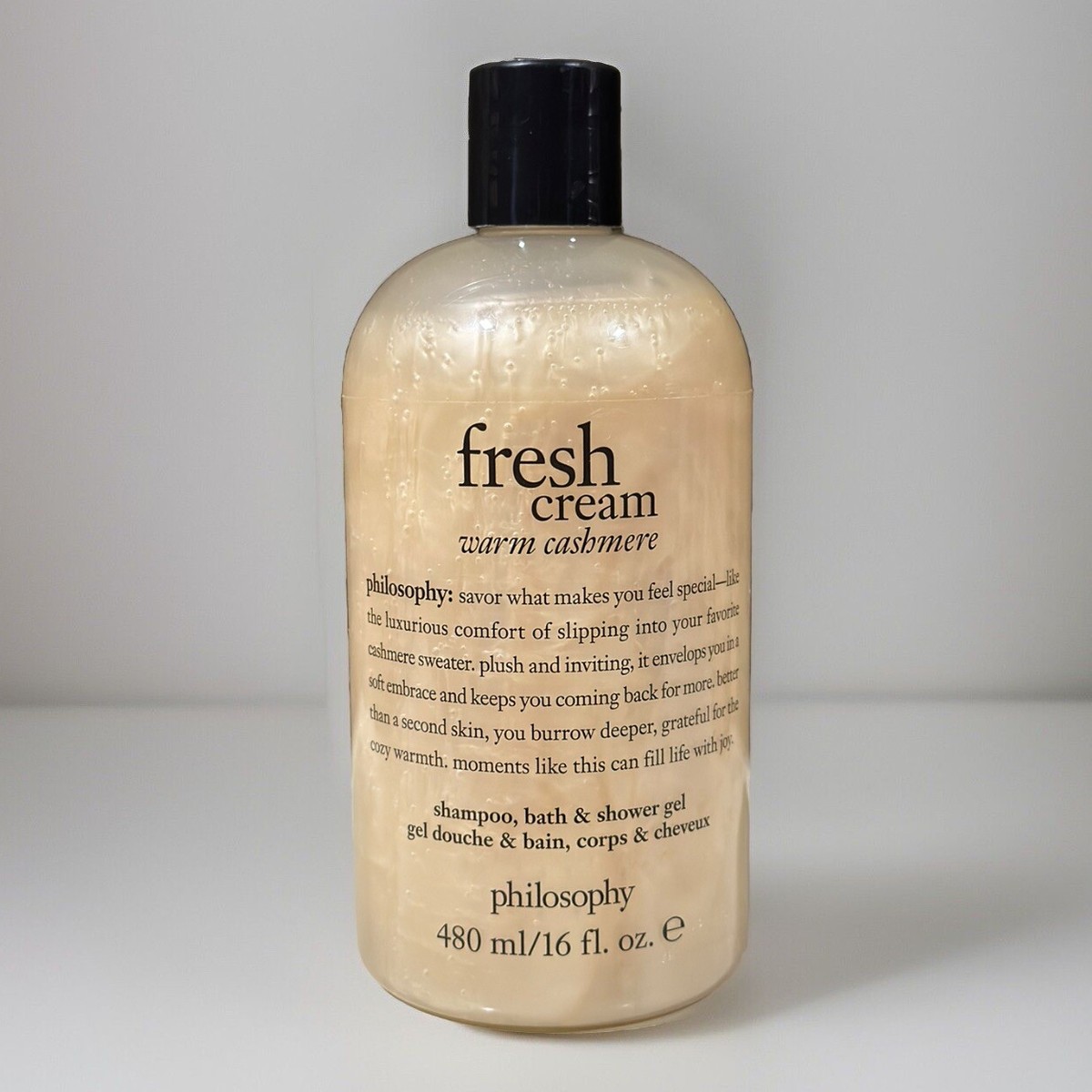 Philosophy Fresh Cream Warm Cashmere Shampoo, Shower Gel & Bubble