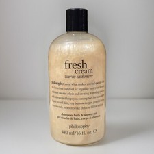 Philosophy Fresh Cream Warm Cashmere Shampoo, Shower Gel  Bubble Bath 16 oz