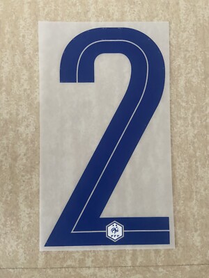 Lot De 8, flocage officiel FFF numéro 3 Away 2020/2021 (FV