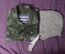 Superdry Doublesawn Huntsman Jacket Dark Green Camo w/ Detachable Cotton Hood