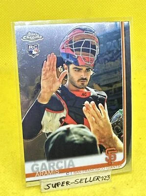 2019 TOPPS CHROME - ARAMIS GARCIA / San Francisco Giants - ROOKIE CARD / RC #129 - Bild 1 von 3