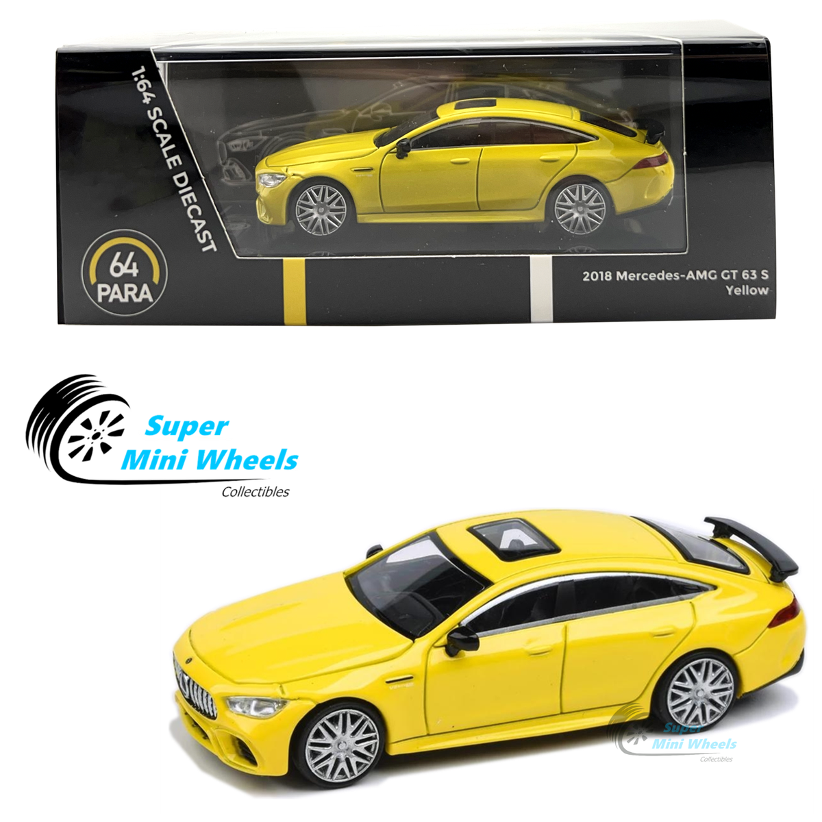 PARA64 - 2018 Mercedes Benz AMG GT 63 S - Yellow - 1:64 | eBay