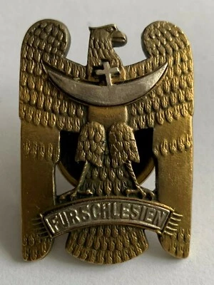 Schlesisches Bewährungsabzeichen, schlesischer Adler mit Schraubscheibe !!! - Bild 1 von 3