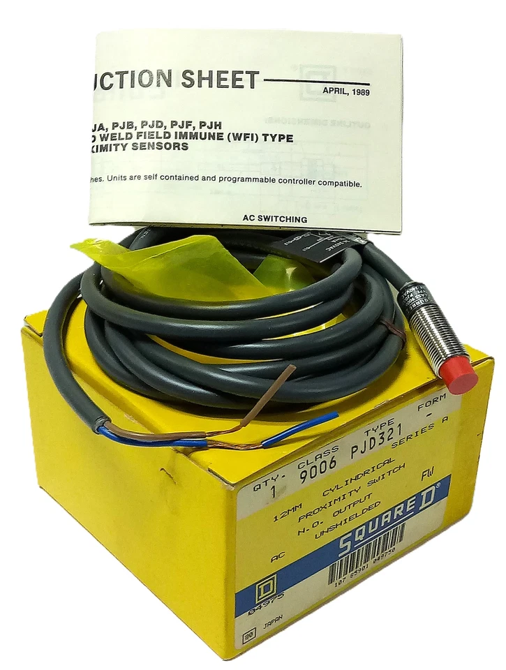 Square D 9006-PJD321 24-240 V AC 12 mm Unshielded Proximity Sensor - Image 2 of 3