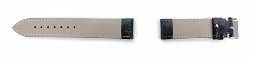2 nuovi cinturini per orologio in pelle nera 21 mm - Foto 4 di 6
