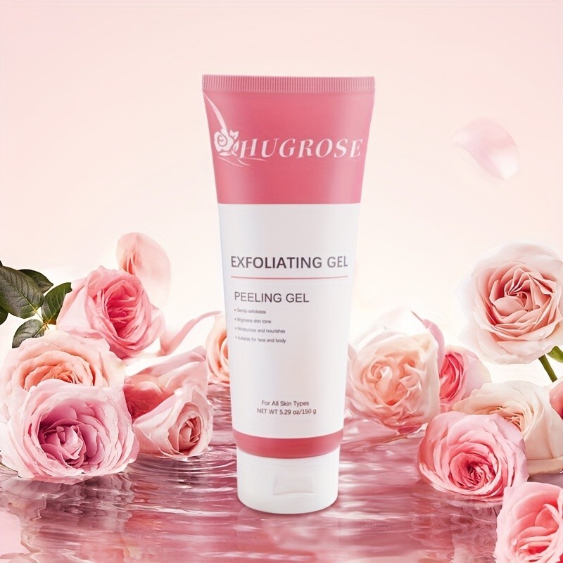 Gentle Facial Exfoliating Gel Cleanser for All Skin Types 150g