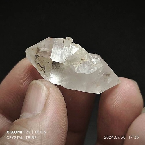 13g Natural Herkimer Diamond Quartz Crystal Double Terminating Healing 4829 - Picture 12 of 18