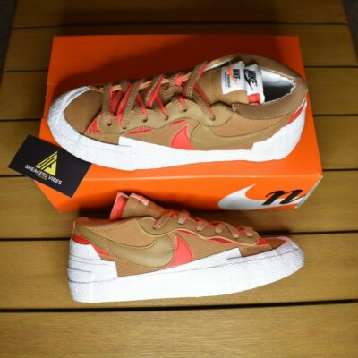 Size 8.5 - Nike Blazer Low x sacai British Tan 2021