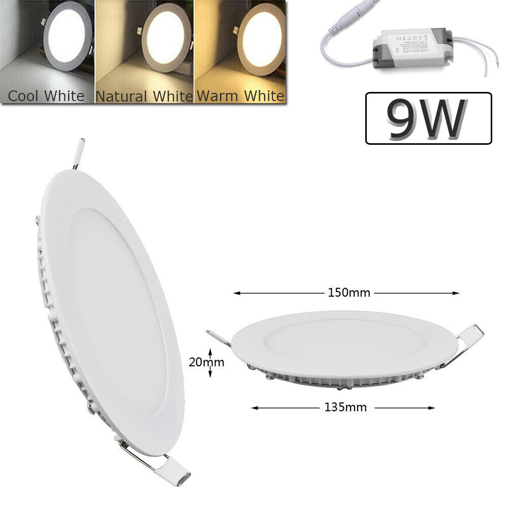 Ceiling Lighting Recessed Downlight High Power Spotlight 9W 12W 15W 18W 24W 36W IP20 Square Round LED Down Light