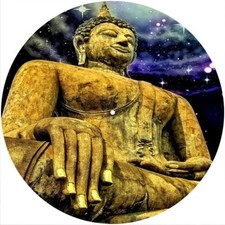 Slipmat Slip Mat Pad for any 12" DJ Turntable LP Record Player Felt BUDDHA 3