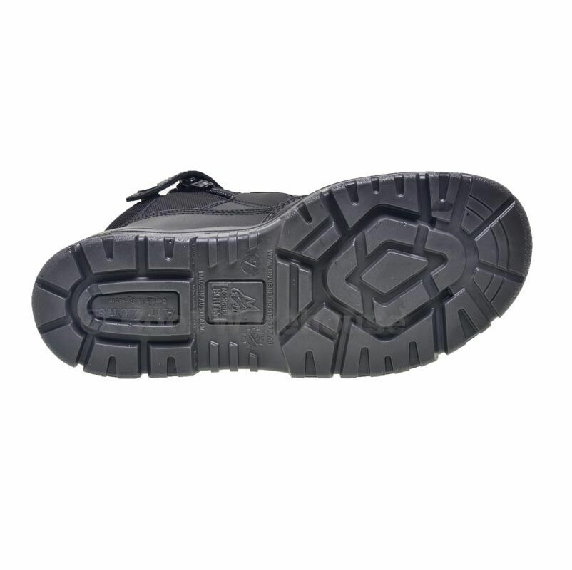 Mongrel 261020 Work Boots. Steel Toe Safety. Black, Zip