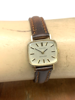 Tissot Womens Watch Vintage Swiss Mechanical Gold Silver 