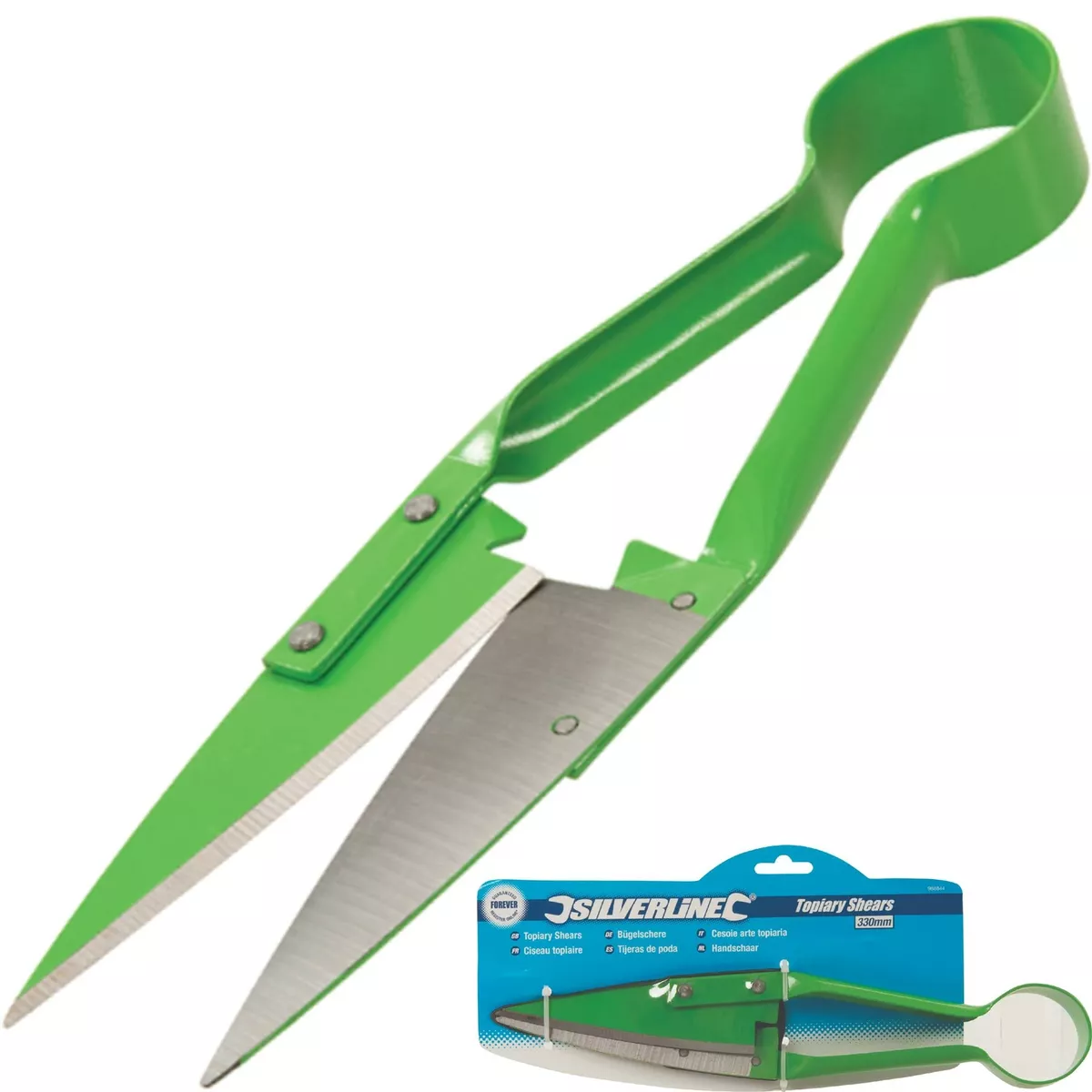 Silverline 330mm One Handed Hedge Lawn Trimming Pruning Gardening