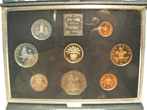 1996 Great Britain UK Deluxe Proof Set - 9 Coin with Cert. | eBay
