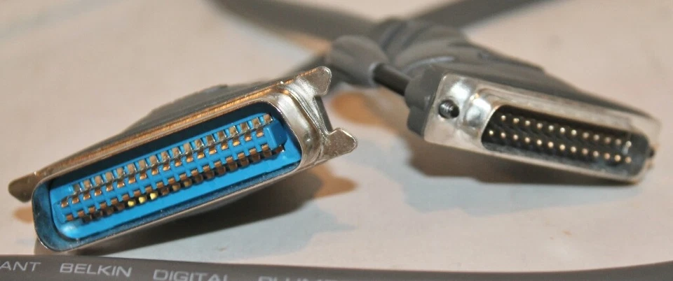 Vintage F2A046-03 Belkin Pro Series IEEE 1284 Parallel Printer Cable - 6 FT -EUC - Image 2 of 3