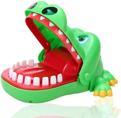 EAZYONLINESHOP Classic Crocodile Portable Toy Mouth Dentist Bite Finger For Family Kids Game