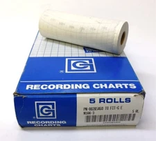 GRAPHIC CONTROL RECORDING CHARTS 00285460, TO FIT GE N1A4-3, 4 1/4"L
