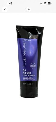 Matrix Total Results So Silver Triple Power Mask 6.8oz   Neutralize Brass