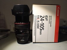 Canon EF 24-105mm F/4 L IS USM Lens BOXED. FREE POST