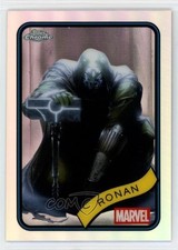 2025 Topps Chrome Marvel Comics Refractor Ronan #157 ww1