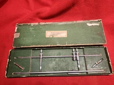 Antique KEUFFEL & ESSER #9155 Beam Compass Drafting Set In Box  12" Vfine