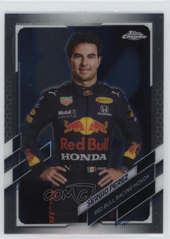 2021 Topps Chrome Formula 1 F1 Racers Sergio Perez #4 10y3