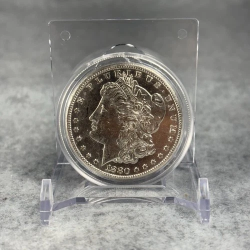 1880-S Morgan Silver Dollar, Uncirculated San Francisco Mint Brilliant Finish