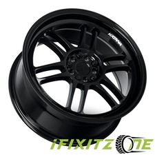 Katana Racing Kr02 18x8 5x100114.3 40mm Glossy Black Alloy Wheel Rim 18 Inch