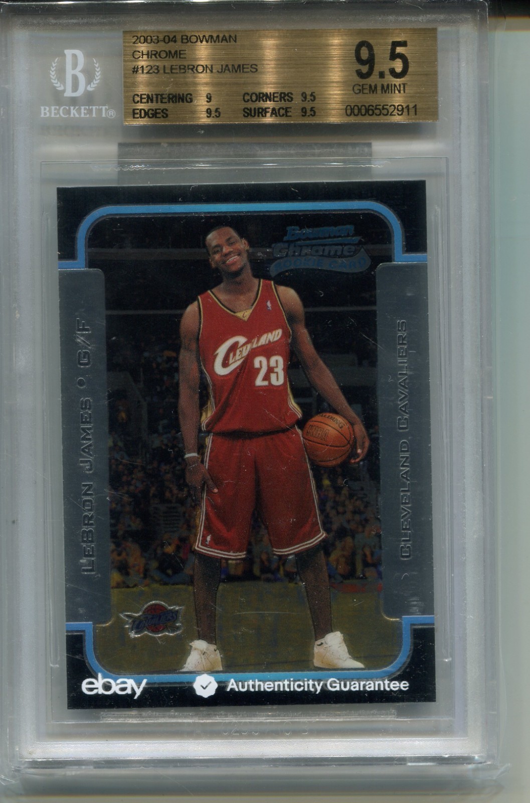 LeBron James 2003 Bowman #123 Chrome Price Guide - Sports Card