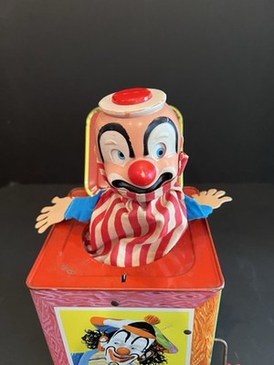 Matty Mattel Vintage Jack in the Box Clown - Not Working - For