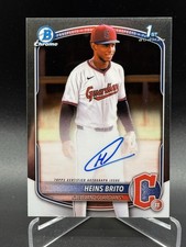 2025 Bowman Chrome Heins Brito Auto 1st Prospect #CPA-HB Guardians