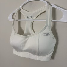 Champion 34B Women  s Sports Bra White Lightly Padded L7