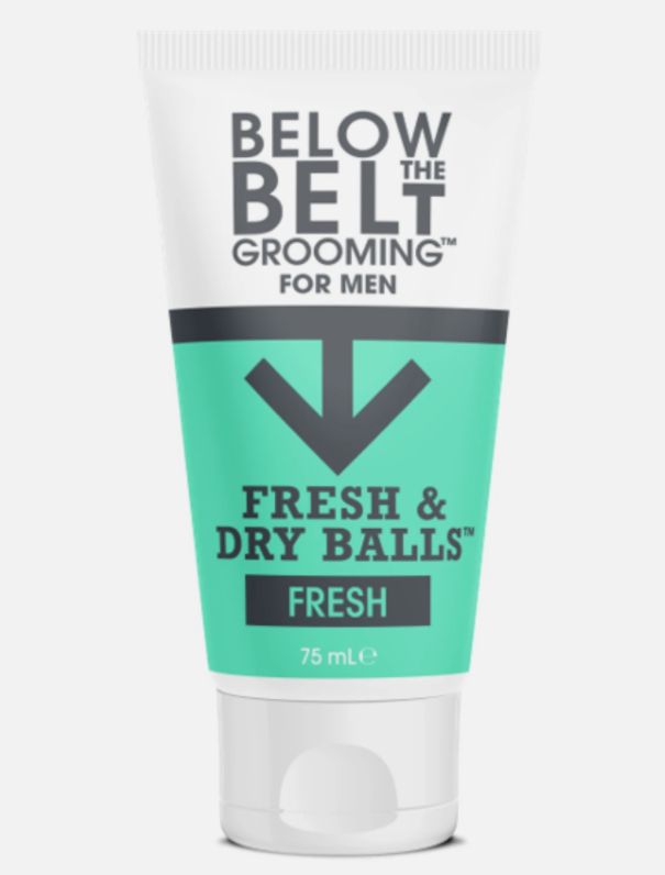 Below The Belt For Men Fresh & Dry Balls Intimate Groin Deodorant Fresh 75ml