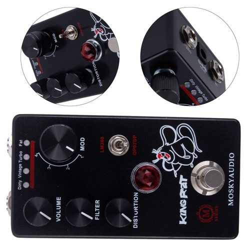 Pro Co Rat Based Fuzz Distortion Guitar Effects Pedal with Filter Knob - Zdjęcie 8 z 12