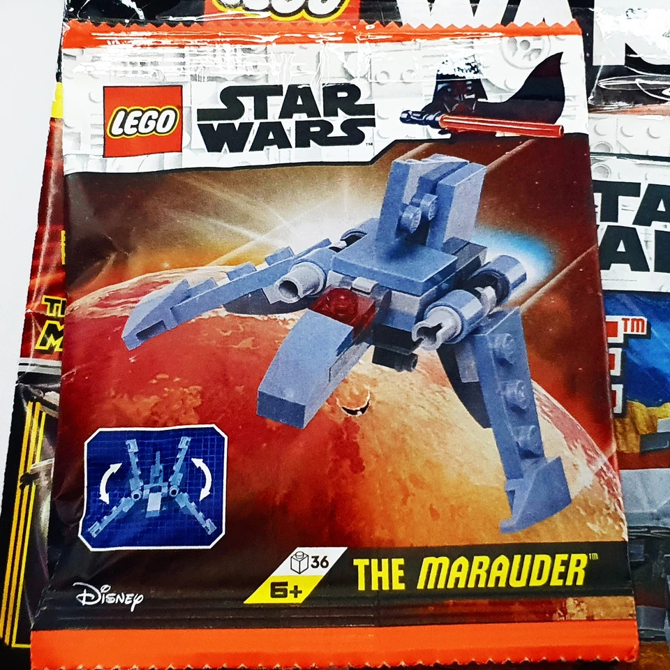 912412 LEGO Star Wars The Marauder Retired 912308 AT-TE | Magazine Issue 116 NEW - Image 3 of 4