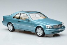 1:18 NOREV Mercedes Benz Cl-Class Cl600 Coupe 1997 Light Blue Met NV183448 Model