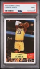 2025 Topps Living LeBron James #1 First Card in Set PSA 9 MINT