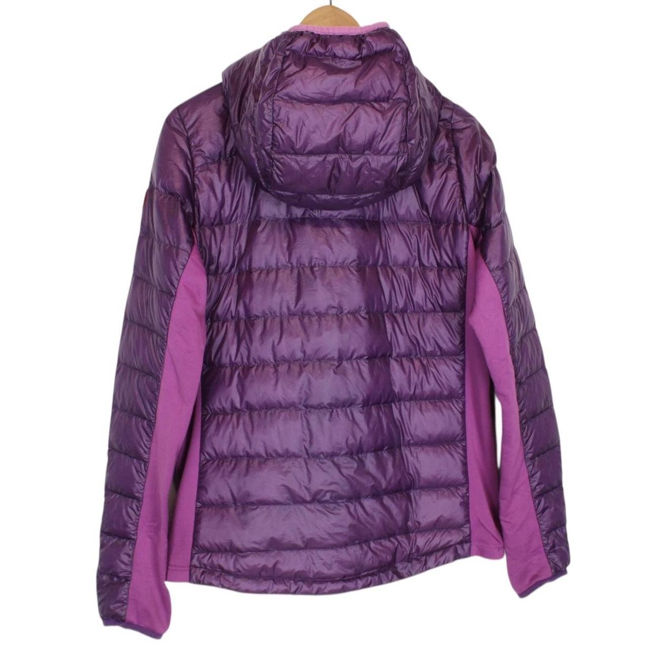 Canada Goose Purple Hybridge Lite Full Zip Hooded Down Jacket thumbnail 2