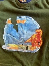 Vintage Green T-Rex Dinosaur Toddler T-Shirt No Tag