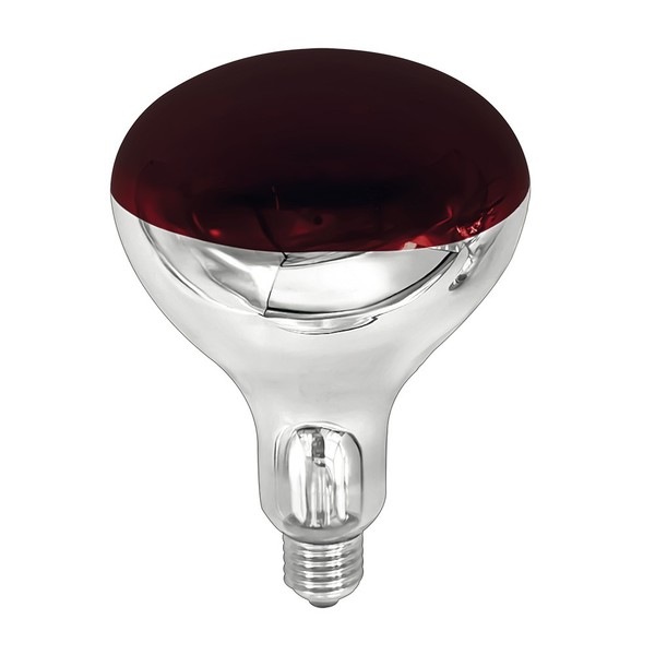 Infrarot Hartglas Reflektor BR125 250W E27 Rot GlüHbirne GlüHlampe Dimmbar 60°-image