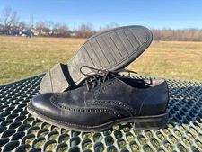 Cole Haan Wingtip Oxford Dress Shoes Men's Size 9 M Black Leather C26144 