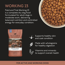 Field & Trial Complete Dry Working 23 Adult Dog Food, 15 Kg (Pack Of 1.87 per kilo
