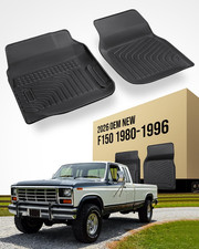 Car Floor Mats For Ford F150bronco 1980-1996 For F250f350 1980-1997 Front