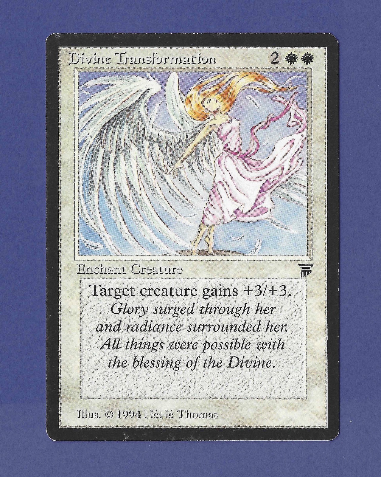1994 Magic the Gathering - Divine Transformation - Enchant Creature Legends MTG