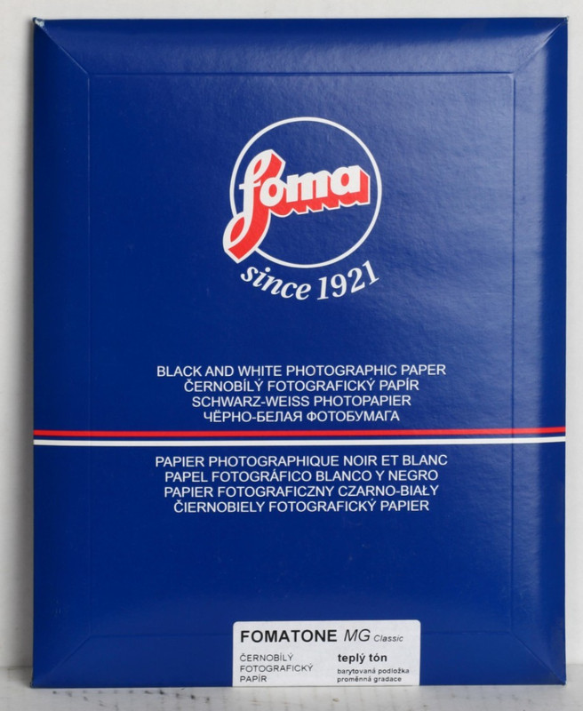 FOMA FOMATONE MG CLASSIC B&W PHOTO PAPER Velvet 133 warm , 25 sheets 8x10 sealed